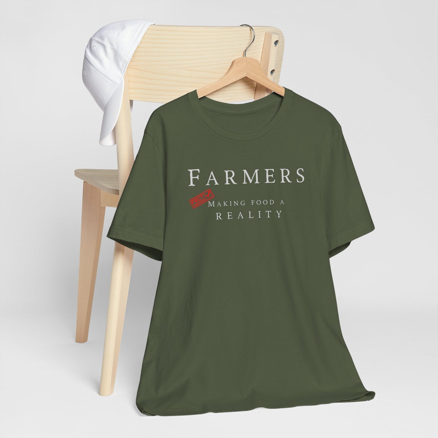 "Farmers Make Food a Reality" T-Shirt — Snarky Farmers