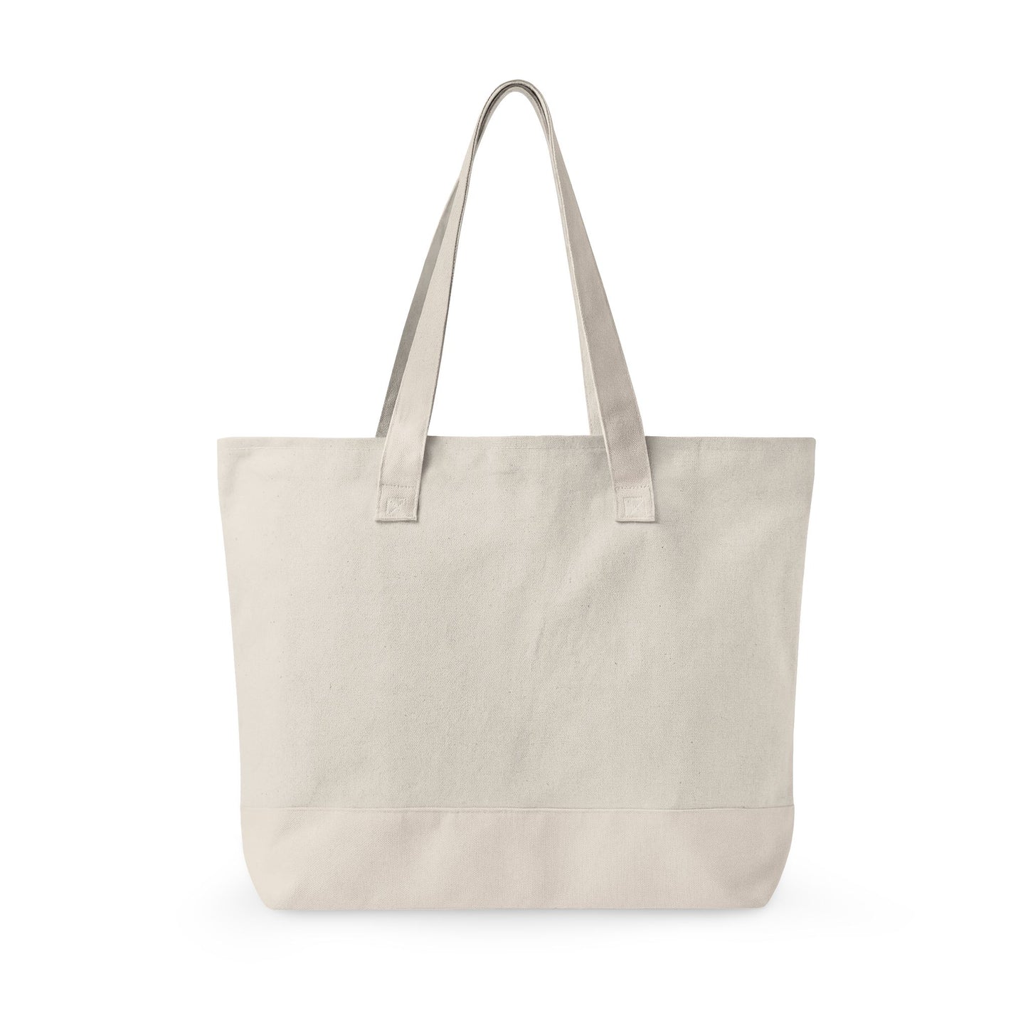 Canvas Tote Bag — Cute Girl Hugging Goat  "Best Friends Ever" Illustration