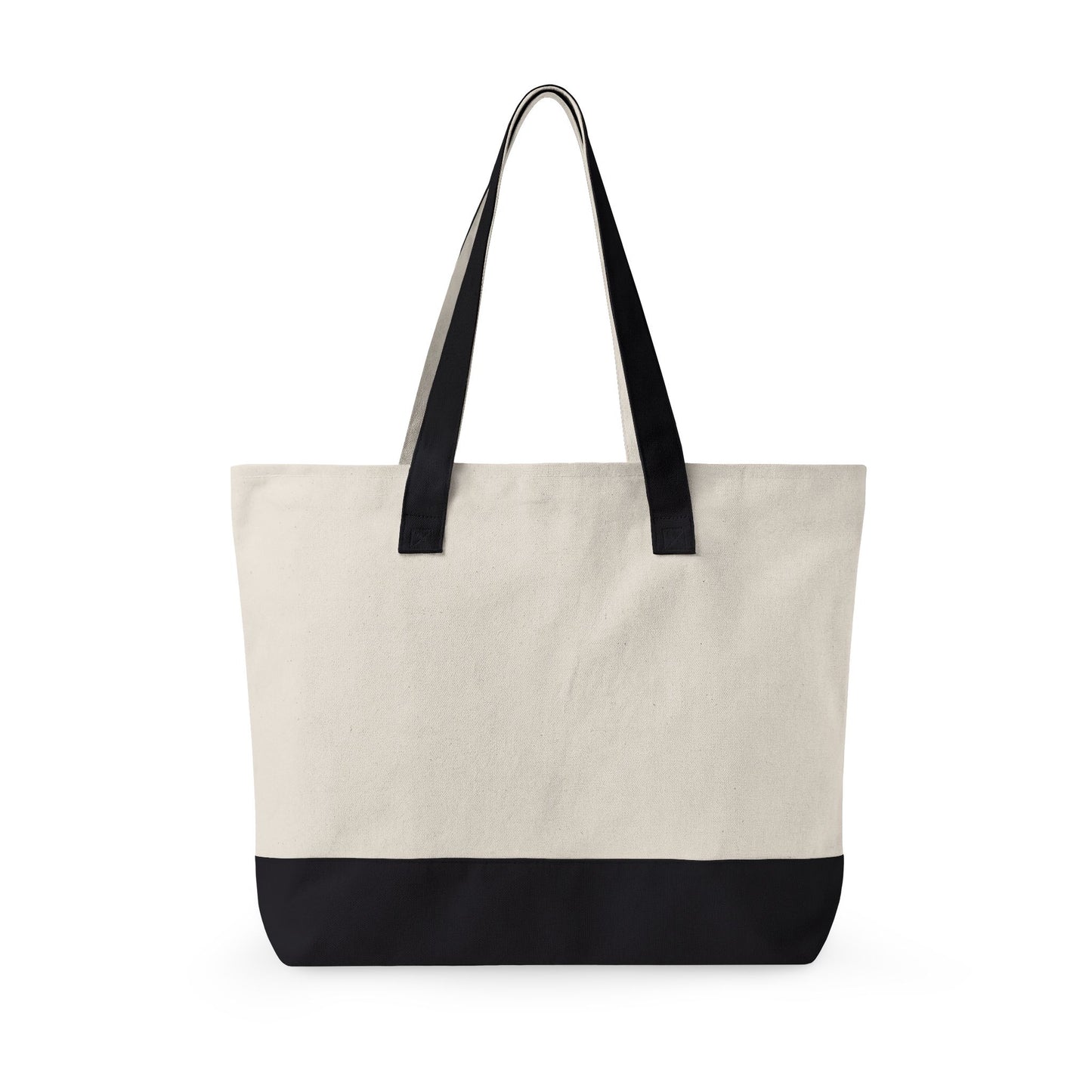 Zippered Market Tote — "Powered by Mohair and Mild Chaos"