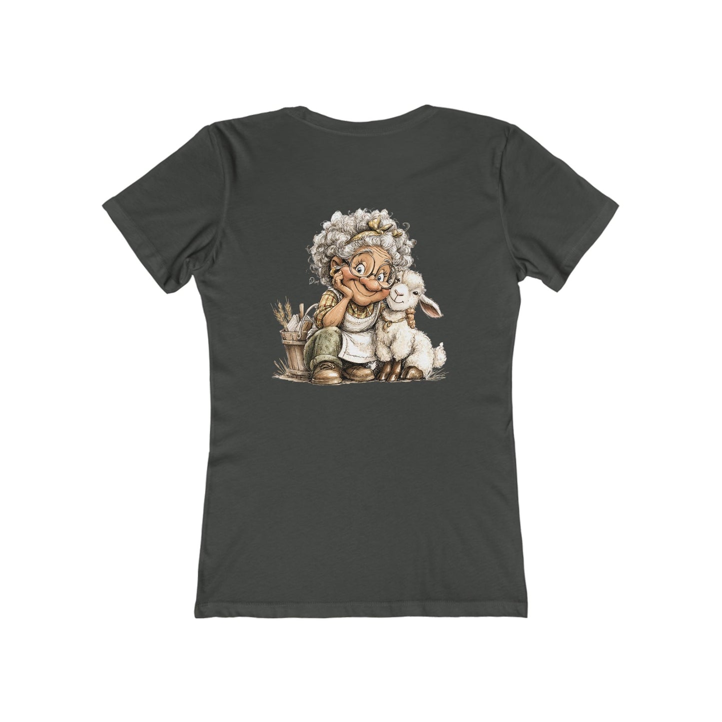 Wool Is My Personality — Front/Back Sheep T‑Shirt for Women