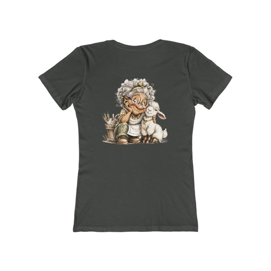 Wool Is My Personality — Front/Back Sheep T‑Shirt for Women