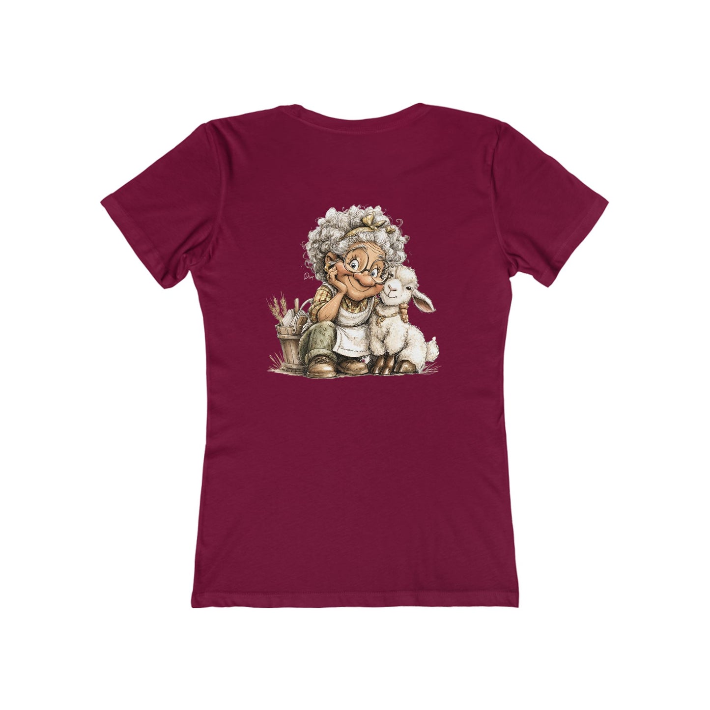 Wool Is My Personality — Front/Back Sheep T‑Shirt for Women