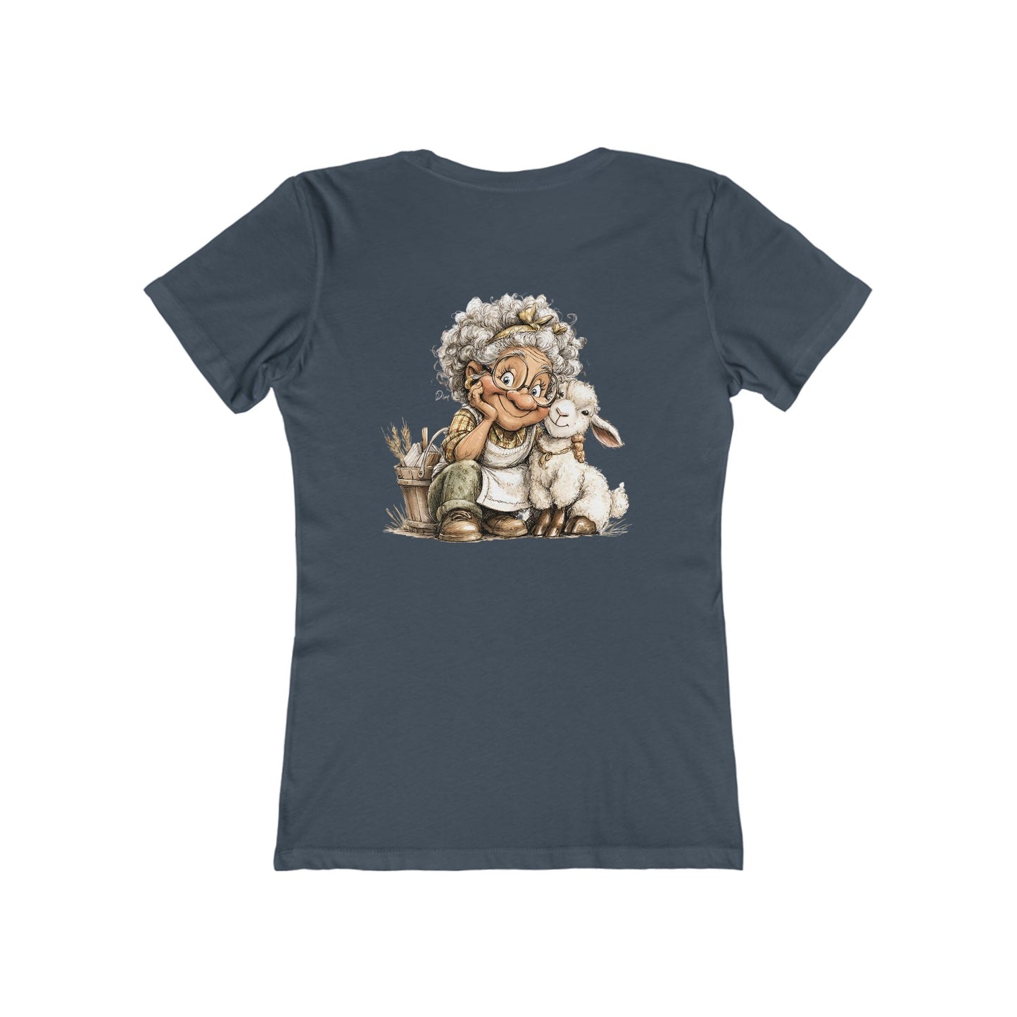 Wool Is My Personality — Front/Back Sheep T‑Shirt for Women
