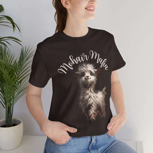 Mohair Mafia Tee — Cute Angora Goat Tee