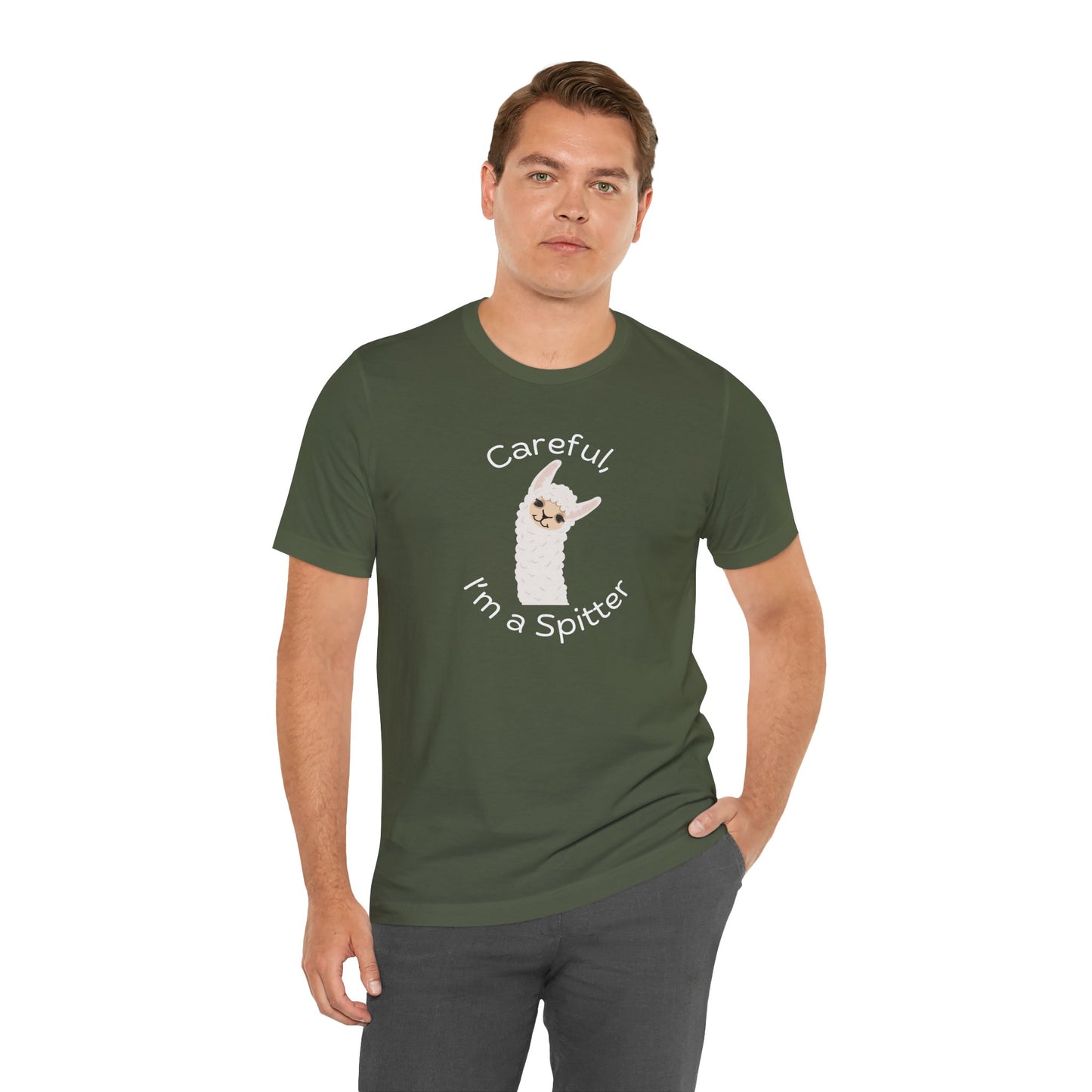 Llama Funny Spitter Tee