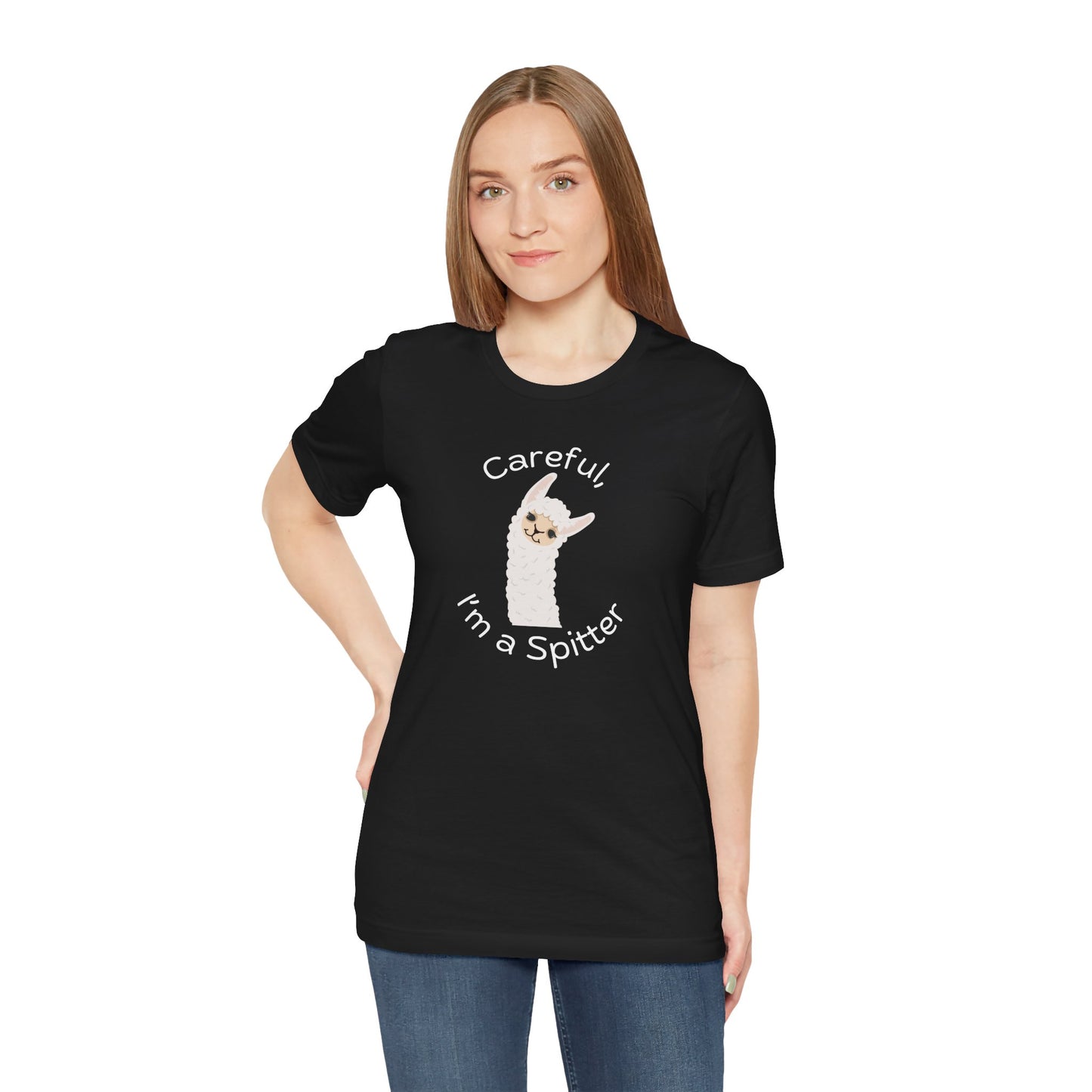Llama Funny Spitter Tee
