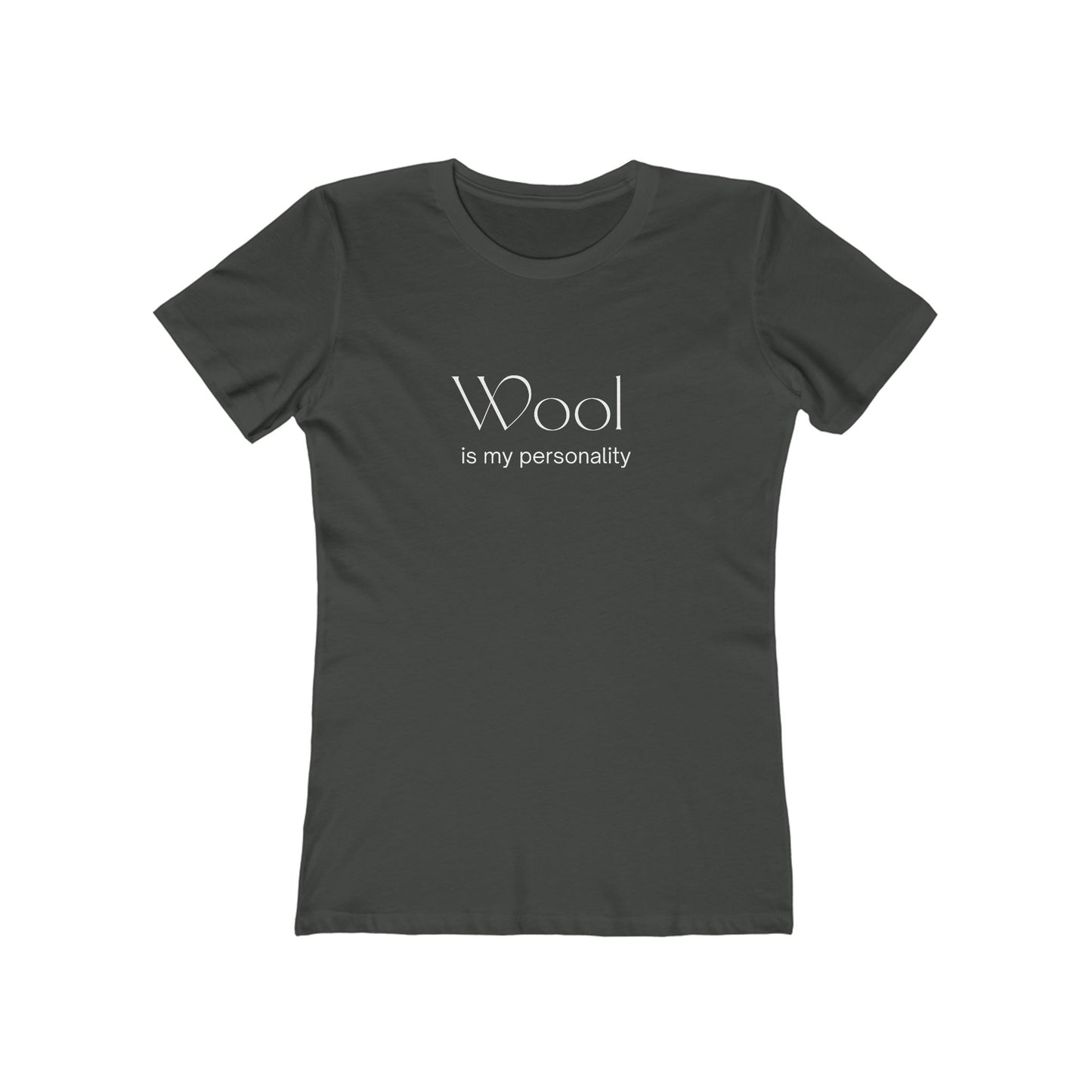 Wool Is My Personality — Front/Back Sheep T‑Shirt for Women