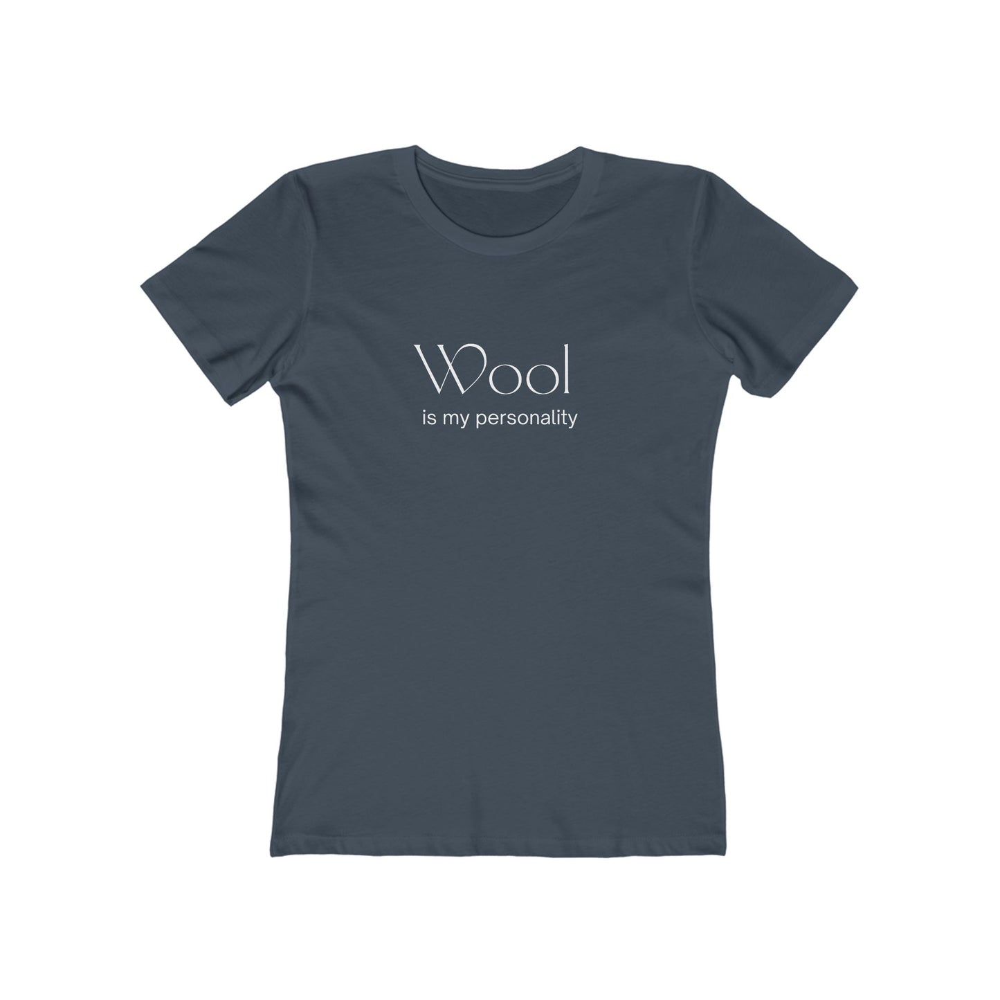 Wool Is My Personality — Front/Back Sheep T‑Shirt for Women