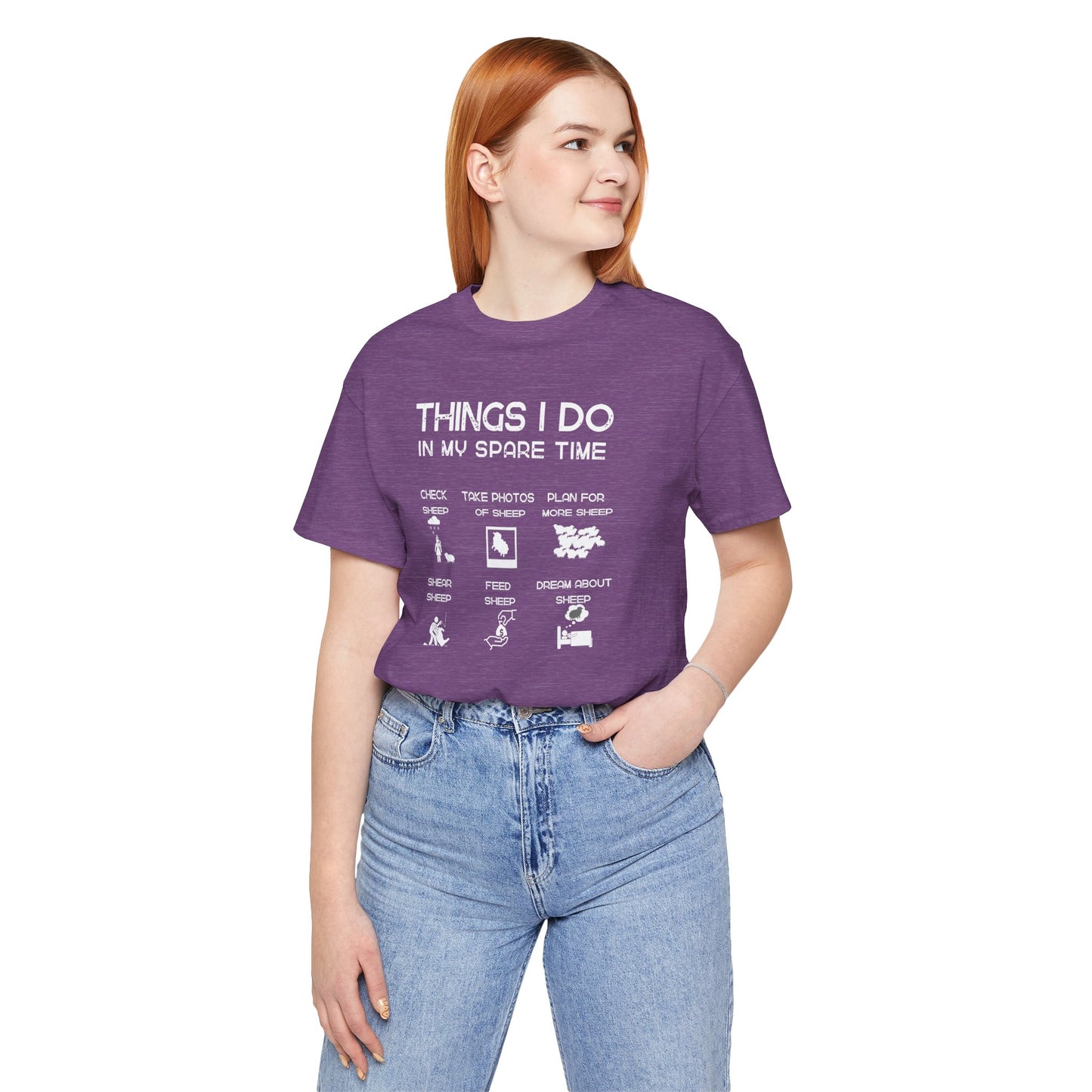 Sheep T-shirt - Things I do in my spare time, Funny